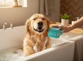 Premium Pet Grooming Bath Scrub — Easy Soap Dispensing Silicone Massage Tool for Comfortable Dog & Cat Bathing