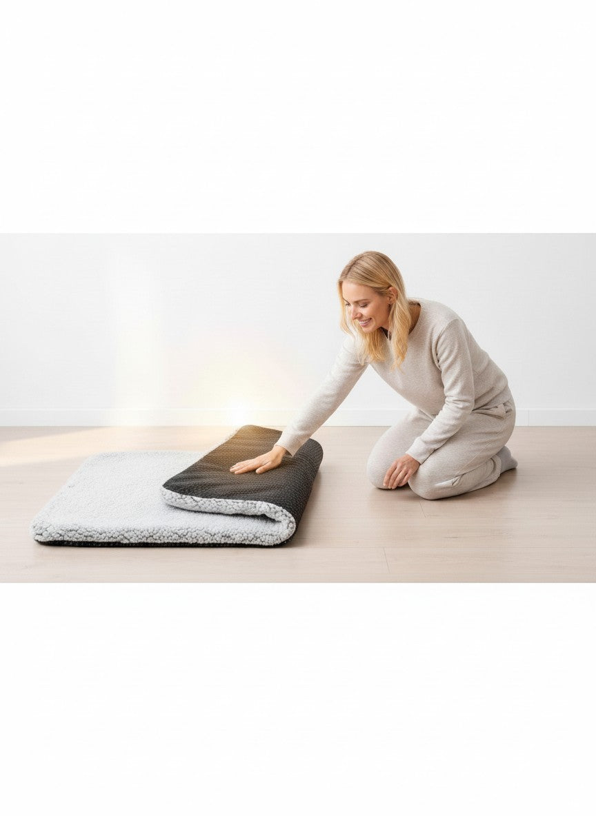 Self-Heating Pet Blanket | Premium Thermal Warming Pad | Washable Cushion Mat for Dogs, Cats & Puppies